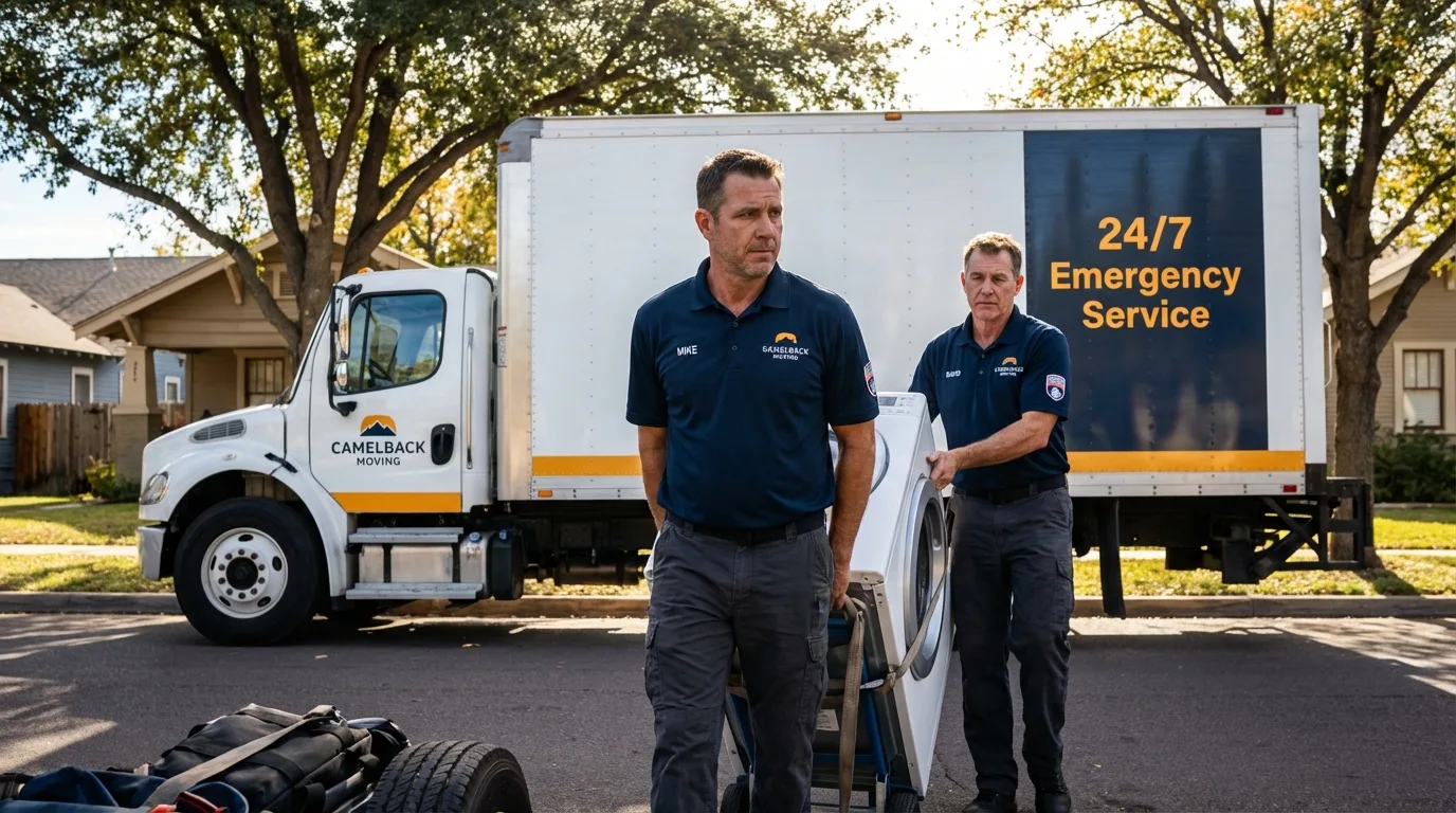 CamelBack Moving crew loading furniture in Smiths Station, AL