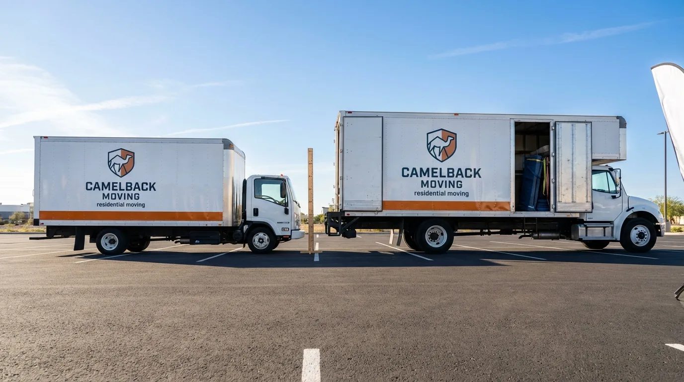 Moving truck size capacity guide in Smiths Station